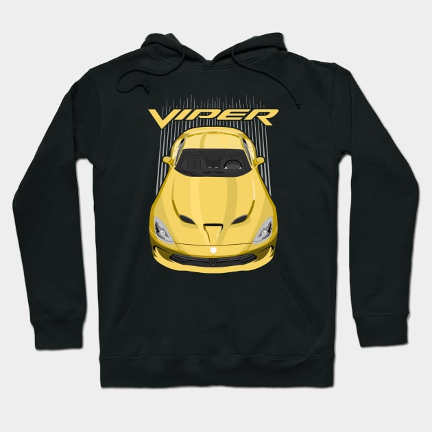 Viper SRT-yellow Hoodie by V8social